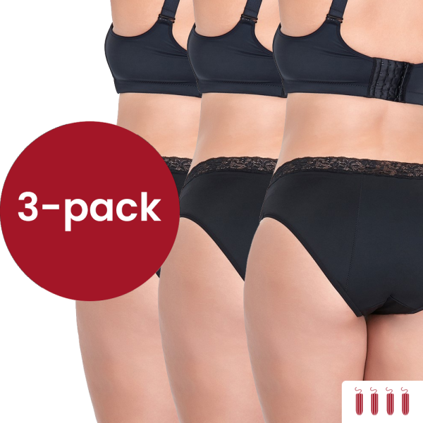 3 pack bamboe hipster