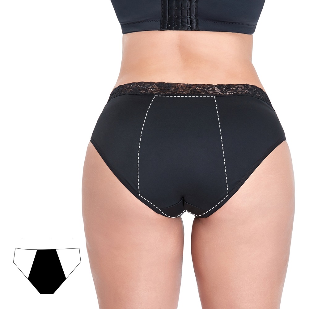 Menstruatie Ondergoed Nylon Hipster Extra Absorberend
