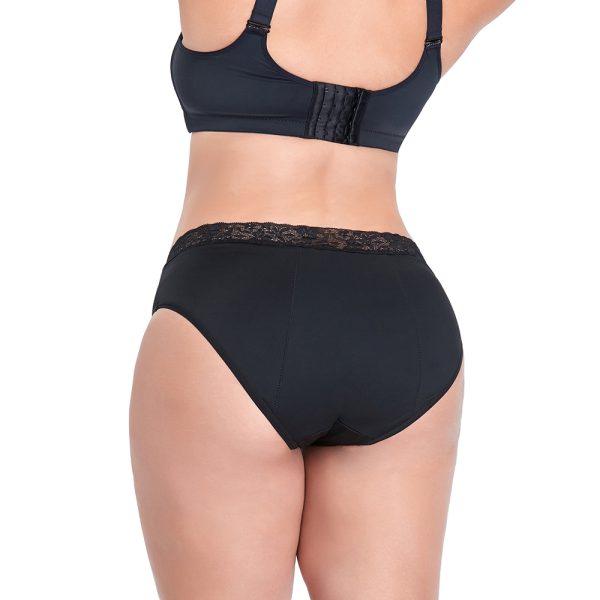 Bamboe 3-PACK Hipster Mid Rise | 4 lagen systeem - Extra Absorberend en lekvrij - Afbeelding 4