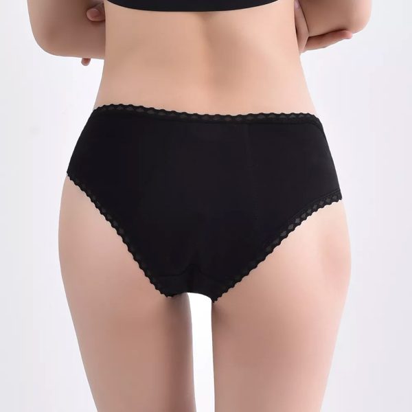 Bamboe 3-PACK in bikini stijl | 4 lagen systeem – Absorberend en lekvrij - Afbeelding 6