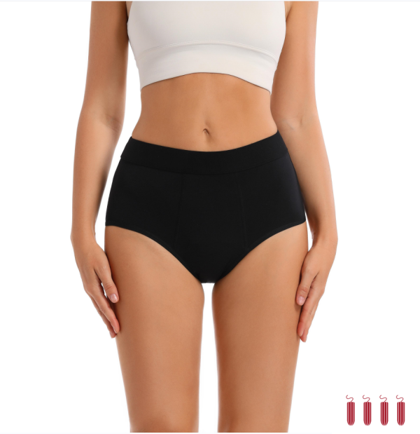 Bamboe Menstruatie Ondergoed Comfort High-Waist